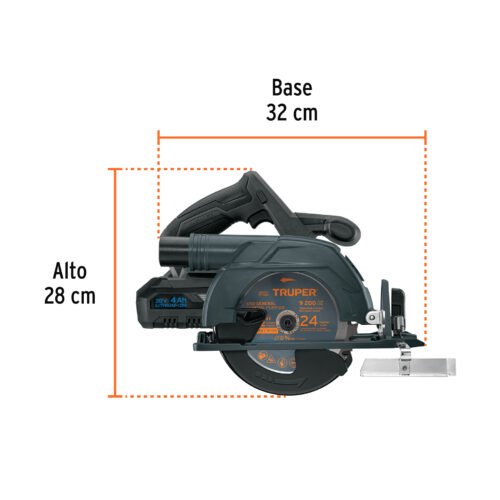 102480.3 102480 - Sierra circular 6-1/2", 20V, 1 batería 4Ah, MAX