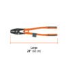 102487 - Suajadora 24" para casquillos con cortador de cable, Truper