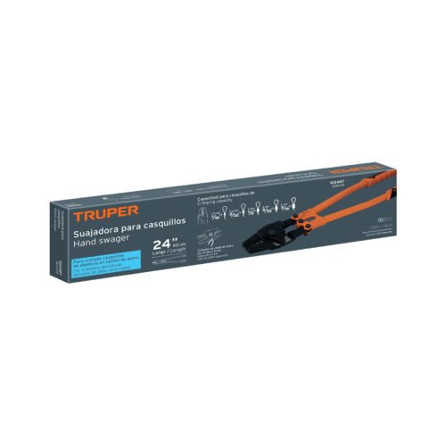 102487 - Suajadora 24" para casquillos con cortador de cable, Truper