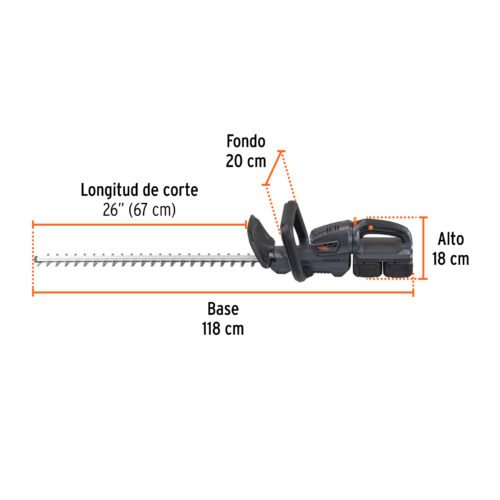 102490.2 102490 - Cortasetos inalámbrico 40V, 2 baterías 4Ah, 1 carg.dual, MAX