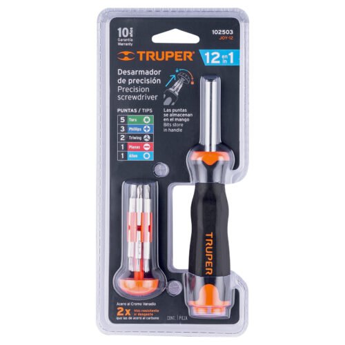 102503 - Desarmador de joyero multi puntas 12 en 1, Truper