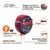 102528 102528 - Manguera 1/2" super reforzada 4 capas 30 m conexiones metal