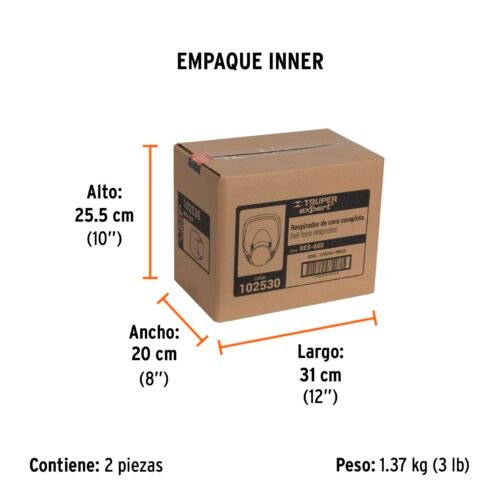 102530 - Respirador de cara completa, Truper