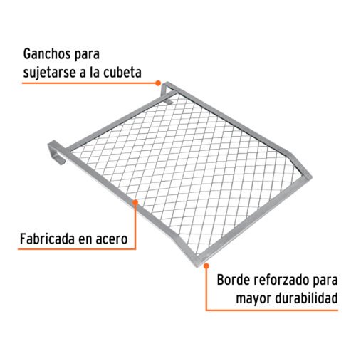 102551 - Rejilla escurridora para rodillos, TRUPER