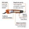 102578 - Mini pistola de calor 350W, TRUPER PRO