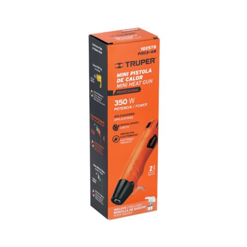 102578 - Mini pistola de calor 350W, TRUPER PRO