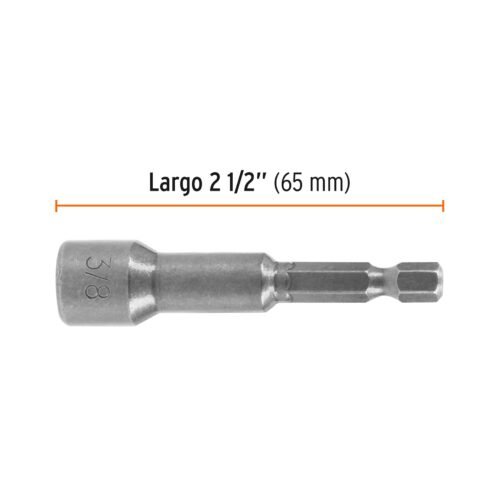 102612 - Estuche con 15 dados magnéticos de 3/8" largo 2-1/2", Expert