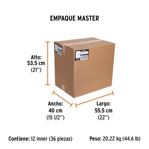 102616 - Cuchara para albañil 12" forjada tipo Filadelfia, TRUPER
