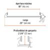 102625 - Prensa con ajuste rápido 18"