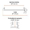 102626 - Prensa con ajuste rápido 24"