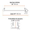 102628 - Prensa con ajuste rápido 36"