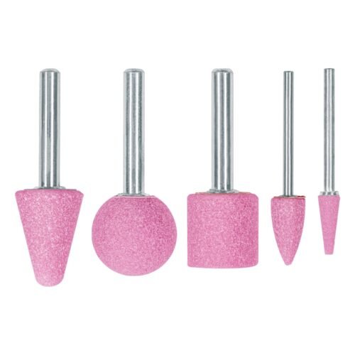 102632.1 102632 - Juego de 5 piedras montadas zanco 1/4" y 1/8",uso general