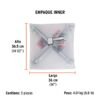 102634 - Llave de cruz 16" pulida y cromada, TRUPER