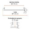 102641.2 102641 - Prensa con ajuste rĂĄpido 36", uso rudo, Truper Expert