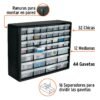102642.1 102642 - Organizador con 44 gavetas, Truper