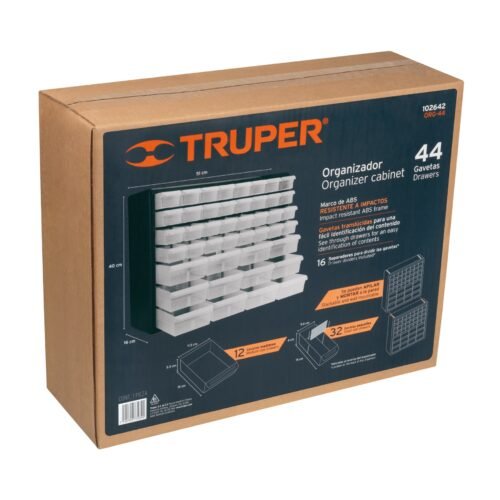102642.5 102642 - Organizador con 44 gavetas, Truper