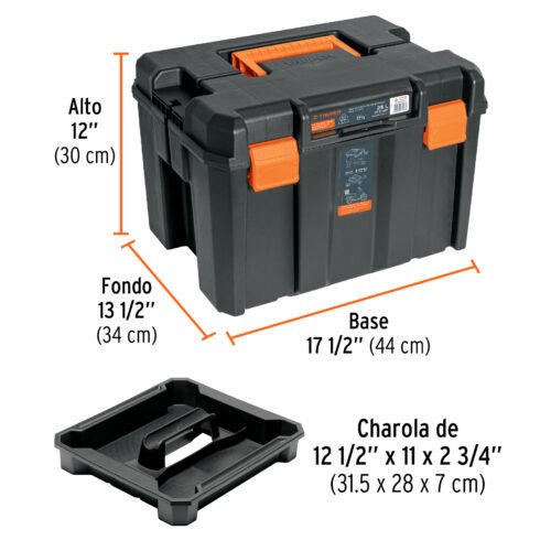 102643 - Caja para herramienta, profunda de 17"x12", TRUPER