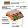 102651 - Báscula electrónica multifunciones 20 kg, Truper