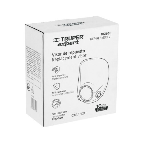 102661 - Visor de repuesto para respirador RES-600, Truper