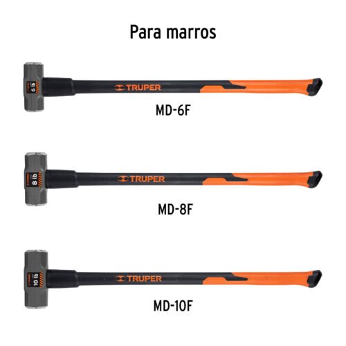 102675 - Mango de fibra d/vidrio para marros de 6 a 16 lb, 36",Truper