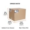 102680 - Llana canto redondo 20" x 5" con mango de madera, Truper