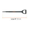 102700 - Mango de reposición para pala T-2000, fibra de vidrio, 26"