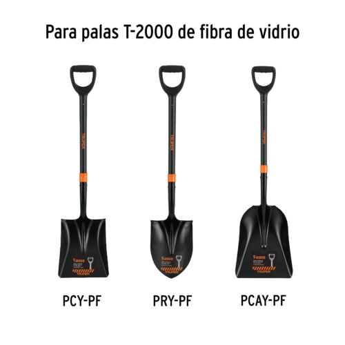 102700 - Mango de reposición para pala T-2000, fibra de vidrio, 26"