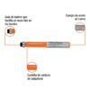 102720.1 102720 - Broca para router, corte recto, 1/4" con balero, Truper