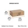 102721.5 102721 - Broca para router, corte recto, 3/8" con balero, Truper