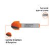 102722 - Broca para router, media caña, 5/8", Truper