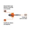 102724.1 102724 - Broca para router, rebajado, 7/8" con balero, Truper