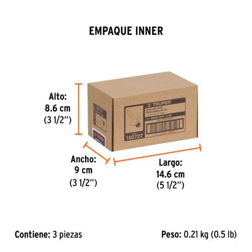 102727 - Broca para router, pecho paloma, 1-1/4" con balero, Truper