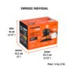 102746 - Lijadora orbital 1/4 hoja, 240W, TRUPER PRO