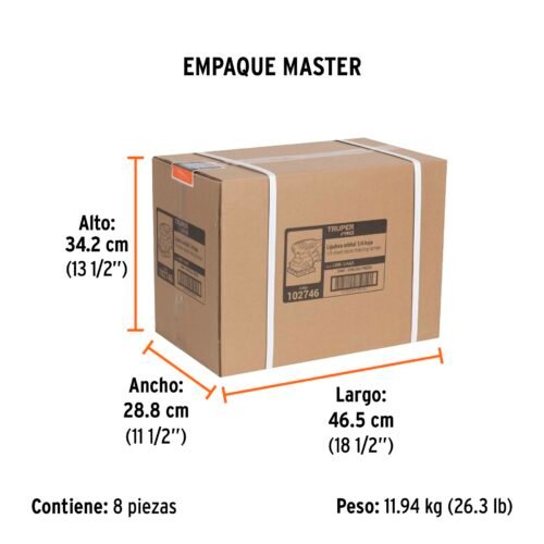 102746 - Lijadora orbital 1/4 hoja, 240W, TRUPER PRO