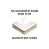 102750.4 102750 - Llana 11" dentado cuadrado 1/2", tipo español, mgo madera
