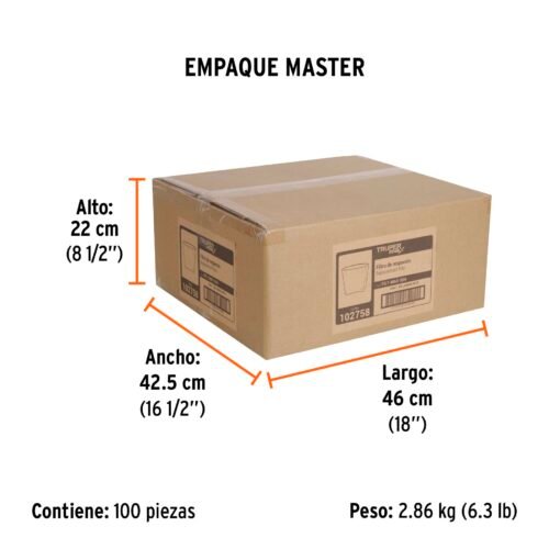 102758 - Bolsa con 5 filtros de tela para aspiradora MAX-20A