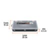 102760 - Organizador de 11" con 36 compartimentos, Truper