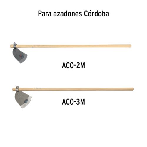 102763 - Mango de madera 54" para azadones Córdoba, TRUPER