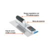 102774 - Llana 11" canto recto, 10 remaches, mgo comfort grip, Truper