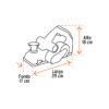 102800.2 102800 - Cepillo eléctrico 3-1/4", 720W, TRUPER INDUSTRIAL