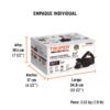 102800.3 102800 - Cepillo eléctrico 3-1/4", 720W, TRUPER INDUSTRIAL