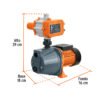 102856 - Bomba presurizadora jet hierro 1/2 HP con control, Truper