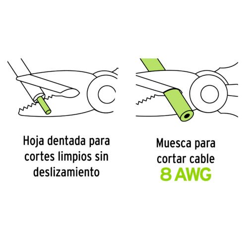 102864.3 102864 - Tijera 6" de acero inoxidable para electricista, EXPERT