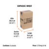 102867 - Sellador de poliuretano de 280 ml, negro, Truper