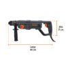 102873 - Rotomartillo SDS Plus, mango D, 3.5 Joules, 800W, INDUSTRIAL