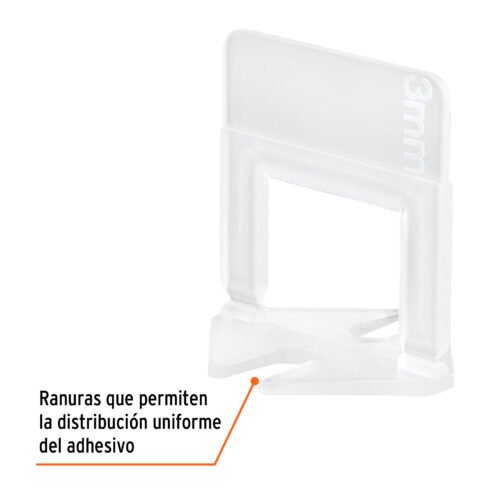 102877 - Bolsa con 100 anclas de 3 mm, para nivelación de azulejos