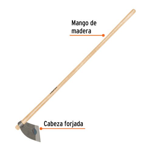 102918 - Azadón Lane No. 3 de 2.1 lb, mango madera de 54", TRUPER