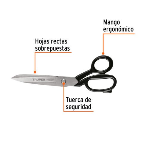 102944 - Tijera 9" industrial para sastre, TRUPER