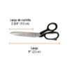 102944 - Tijera 9" industrial para sastre, TRUPER