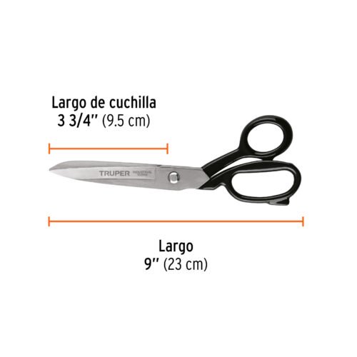 102944 - Tijera 9" industrial para sastre, TRUPER